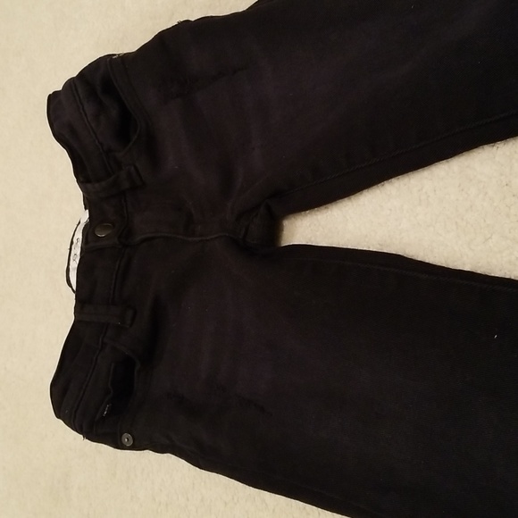 2 Joe's Jeans 4T: Black Jeans & Brixton Straight Leg Jeans in James Dark Blue - Picture 4 of 16